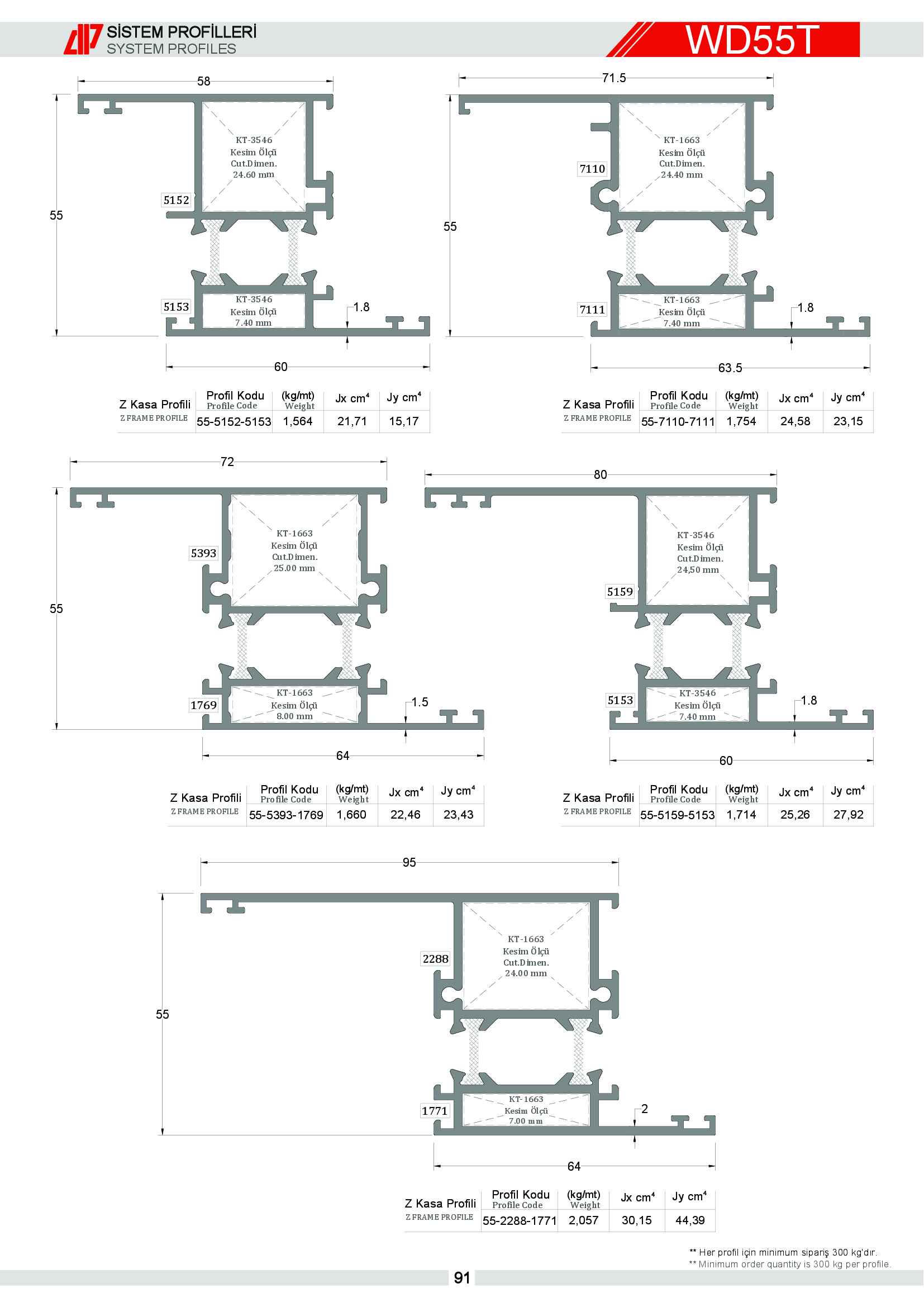 S 55 Yalıtımlı Alüminyum 18